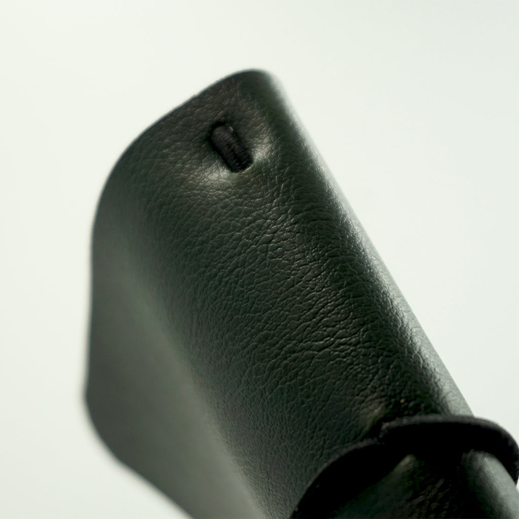 MINUTA — Libreta de bolsillo con funda de piel y clip