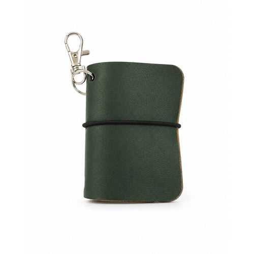 MINUTA — Libreta de bolsillo con funda de piel y clip
